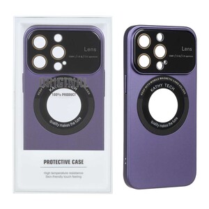 قاب اورجینال Kathy Tech محافظ لنز شیشه ای Magsafe کلاسیک Apple iPhone 13 Pro - بنفش (پک دار)
