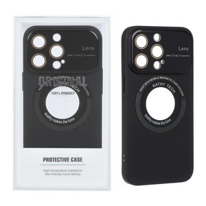 قاب اورجینال Kathy Tech محافظ لنز شیشه ای Magsafe کلاسیک Apple iPhone 13 Pro - مشکی (پک دار)