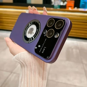 قاب اورجینال Kathy Tech محافظ لنز شیشه ای Magsafe کلاسیک Apple iPhone 13 Pro - سفید (پک دار)