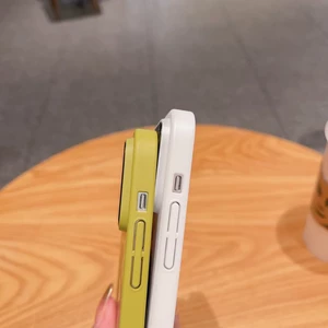 قاب اورجینال Kathy Tech محافظ لنز شیشه ای Magsafe کلاسیک Apple iPhone 13 / iPhone 14 - نارنجی (پک دار)