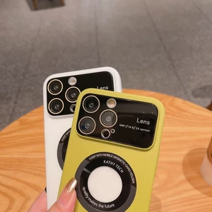 قاب اورجینال Kathy Tech محافظ لنز شیشه ای Magsafe کلاسیک Apple iPhone 13 Pro Max - مشکی (پک دار)