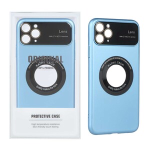 قاب اورجینال Kathy Tech محافظ لنز شیشه ای Magsafe کلاسیک Apple iPhone 11 Pro Max - آبی (پک دار)