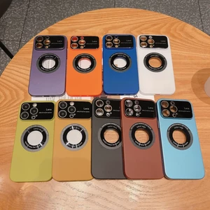 قاب اورجینال Kathy Tech محافظ لنز شیشه ای Magsafe کلاسیک Apple iPhone 12 Pro Max - مشکی (پک دار)