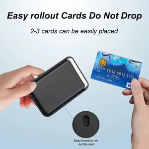 قاب اورجینال HDD چرمی Magsafe با ست جاکارتی مگنتی Apple iPhone 17 Pro Max - خاکستری (پک دار) - MPS