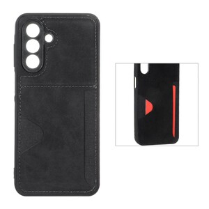 قاب جیر دوخت دار جاکارتی محافظ لنزدار Samsung Galaxy A26 - مشکی