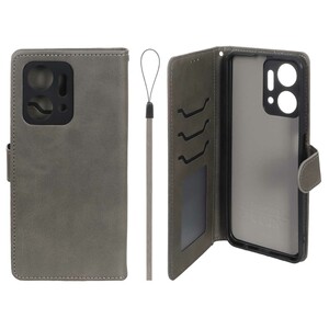 کیف موبایل مگنتی درجه یک داخل خز MNC Plus مدل Honor X7a - خاکستری