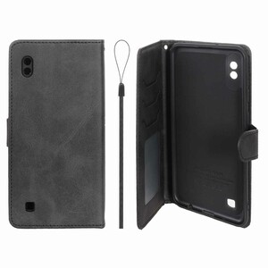 کیف موبایل مگنتی درجه یک داخل خز MNC Plus مدل Samsung Galaxy A10 / M10 - مشکی