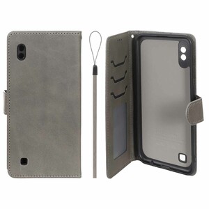 کیف موبایل مگنتی درجه یک داخل خز MNC Plus مدل Samsung Galaxy A10 / M10 - خاکستری