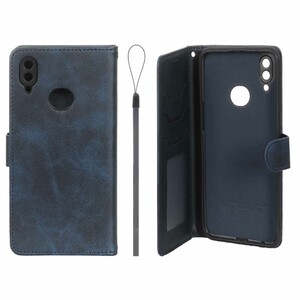 کیف موبایل مگنتی درجه یک داخل خز MNC Plus مدل Samsung Galaxy A10s - سرمه ای