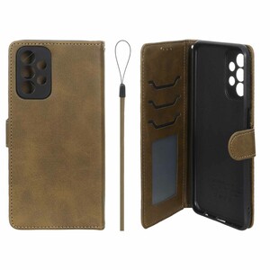 کیف موبایل مگنتی درجه یک داخل خز MNC Plus مدل Samsung Galaxy A23 - سبز زیتونی