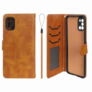 کیف موبایل مگنتی درجه یک داخل خز MNC Plus مدل Samsung Galaxy A31 - عسلی