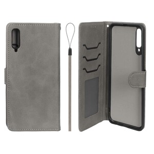 کیف موبایل مگنتی درجه یک داخل خز MNC Plus مدل Samsung Galaxy A70 / A70s - خاکستری