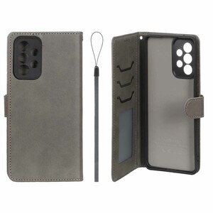 کیف موبایل مگنتی درجه یک داخل خز MNC Plus مدل Samsung Galaxy A73 - خاکستری