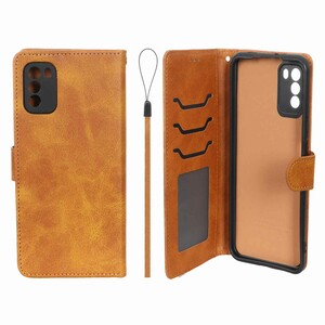 کیف موبایل مگنتی درجه یک داخل خز MNC Plus مدل Xiaomi Poco M3 - عسلی