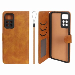 کیف موبایل مگنتی درجه یک داخل خز MNC Plus مدل Xiaomi Redmi Note 11 Pro Plus - عسلی