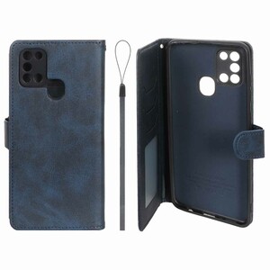 کیف موبایل مگنتی درجه یک داخل خز MNC Plus مدل Samsung Galaxy A21s - سرمه ای