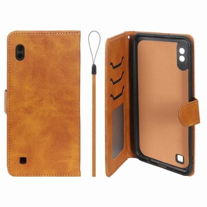 کیف موبایل مگنتی درجه یک داخل خز MNC Plus مدل Samsung Galaxy A10 / M10 - عسلی