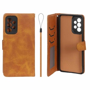 کیف موبایل مگنتی درجه یک داخل خز MNC Plus مدل Samsung Galaxy A73 - عسلی