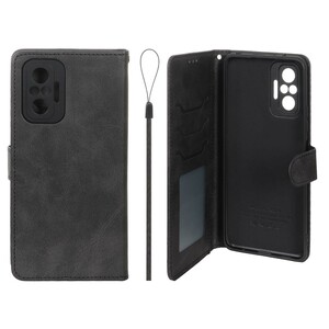 کیف موبایل مگنتی درجه یک داخل خز MNC Plus مدل Xiaomi Redmi Note 10 Pro 4G / Redmi Note 10 Pro Max - مشکی