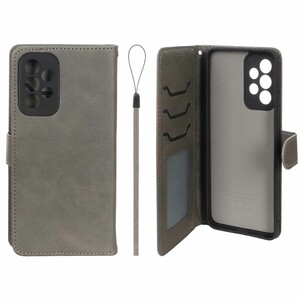 کیف موبایل مگنتی درجه یک داخل خز MNC Plus مدل Samsung Galaxy A33 - خاکستری