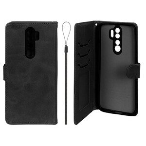 کیف موبایل مگنتی درجه یک داخل خز MNC Plus مدل Xiaomi Redmi Note 8 Pro - مشکی