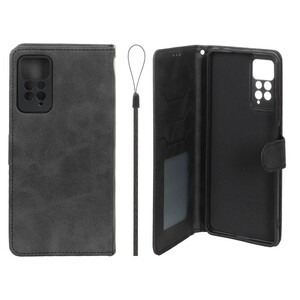 کیف موبایل مگنتی درجه یک داخل خز MNC Plus مدل Xiaomi Redmi Note 12 Pro 4G / Redmi Note 11 Pro - مشکی