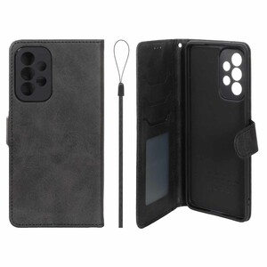 کیف موبایل مگنتی درجه یک داخل خز MNC Plus مدل Samsung Galaxy A53 - مشکی