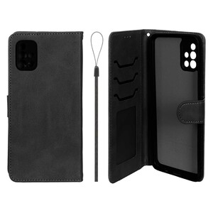 کیف موبایل مگنتی درجه یک داخل خز MNC Plus مدل Samsung Galaxy A51 / M40s - مشکی