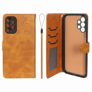 کیف موبایل مگنتی درجه یک داخل خز MNC Plus مدل Samsung Galaxy A13 4G - عسلی