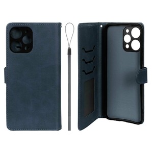 کیف موبایل مگنتی درجه یک داخل خز MNC Plus مدل Xiaomi Redmi 12 / Poco M6 Pro 5G - سرمه ای