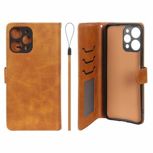 کیف موبایل مگنتی درجه یک داخل خز MNC Plus مدل Xiaomi Redmi 12 / Poco M6 Pro 5G - عسلی