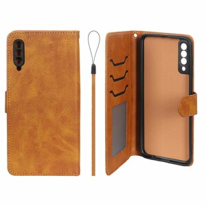 کیف موبایل مگنتی درجه یک داخل خز MNC Plus مدل Samsung Galaxy A50 / A50s / A30s - عسلی