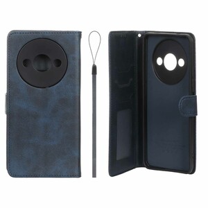 کیف موبایل مگنتی درجه یک داخل خز MNC Plus مدل Xiaomi Redmi A3 / A3x / Poco C61 - سرمه ای