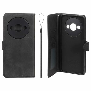 کیف موبایل مگنتی درجه یک داخل خز MNC Plus مدل Xiaomi Redmi A3 / A3x / Poco C61 - مشکی