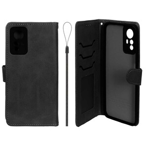 کیف موبایل مگنتی درجه یک داخل خز MNC Plus مدل Xiaomi Redmi Note 12S - مشکی