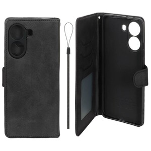 کیف موبایل مگنتی درجه یک داخل خز MNC Plus مدل Xiaomi Poco X7 Pro - مشکی