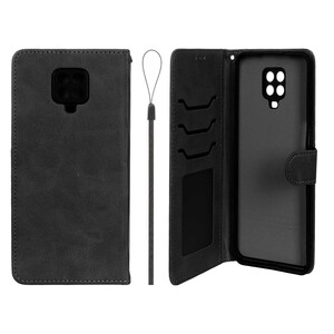 کیف موبایل مگنتی درجه یک داخل خز MNC Plus مدل Xiaomi Redmi Note 9S / Redmi Note 9 Pro / Redmi Note 9 Pro Max - مشکی