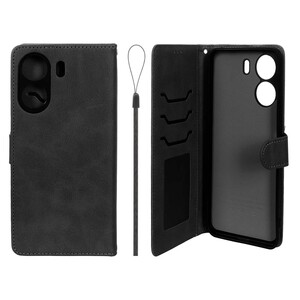 کیف موبایل مگنتی درجه یک داخل خز MNC Plus مدل Xiaomi Redmi 13C / Poco C65 - مشکی