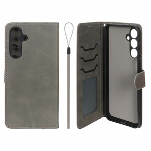 کیف موبایل مگنتی درجه یک داخل خز MNC Plus مدل Samsung Galaxy A16 - خاکستری