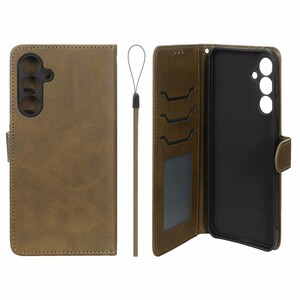 کیف موبایل مگنتی درجه یک داخل خز MNC Plus مدل Samsung Galaxy A16 - سبز زیتونی