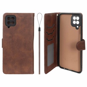 کیف موبایل مگنتی درجه یک داخل خز MNC Plus مدل Samsung Galaxy A12 / M12 / F12 - قهوه ای