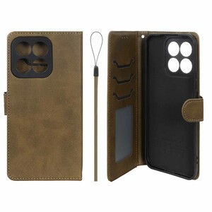 کیف موبایل مگنتی درجه یک داخل خز MNC Plus مدل Honor X8c - سبز زیتونی