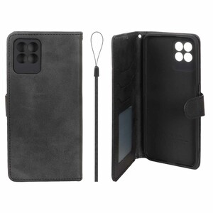 کیف موبایل مگنتی درجه یک داخل خز MNC Plus مدل Realme Narzo 50 - مشکی