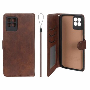 کیف موبایل مگنتی درجه یک داخل خز MNC Plus مدل Realme Narzo 50 - قهوه ای