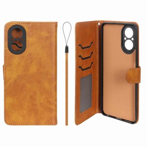 کیف موبایل مگنتی درجه یک داخل خز MNC Plus مدل Realme C67 4G  - عسلی