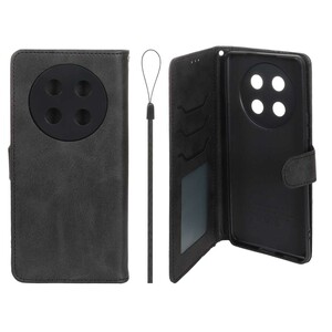 کیف موبایل مگنتی درجه یک داخل خز MNC Plus مدل Honor X9c - مشکی