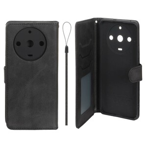 کیف موبایل مگنتی درجه یک داخل خز MNC Plus مدل Realme 11 Pro Plus - مشکی