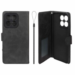 کیف موبایل مگنتی درجه یک داخل خز MNC Plus مدل Honor X8c - مشکی