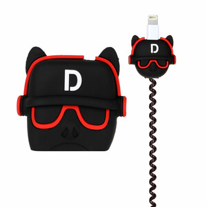 ست سیلیکونی عروسکی محافظ کابل و شارژر شیائومی 120 وات - طرح 52