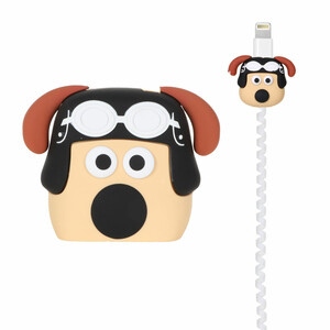 ست سیلیکونی عروسکی محافظ کابل و شارژر شیائومی 33 وات - طرح 17